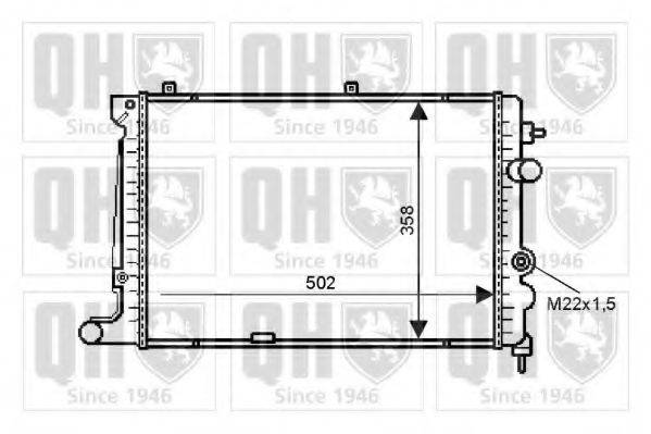 Теплообменник QER2262 QUINTON HAZELL