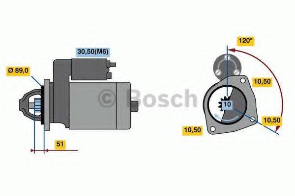 Стартер 0 001 263 022 BOSCH