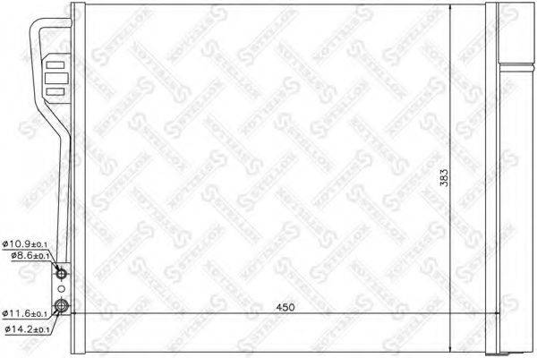 10-45645-SX STELLOX Конденсатор 10-45645-SX STELLOX