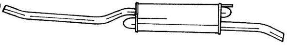 Глушитель выхлопных газов конечный 45612 SIGAM