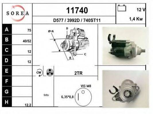 Стартер 11740 EAI