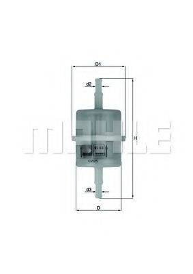 Фильтр топливный KL 63 OF KNECHT