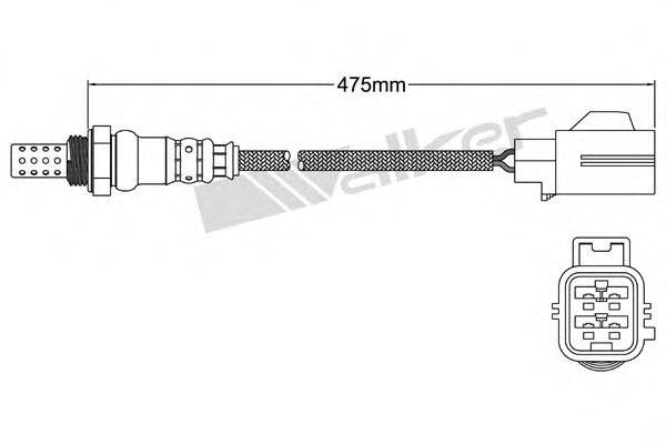 Лямбда-зонд 250-241055 WALKER PRODUCTS