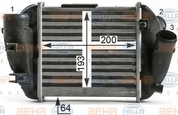 Интеркулер 8ML 376 900-361 HELLA