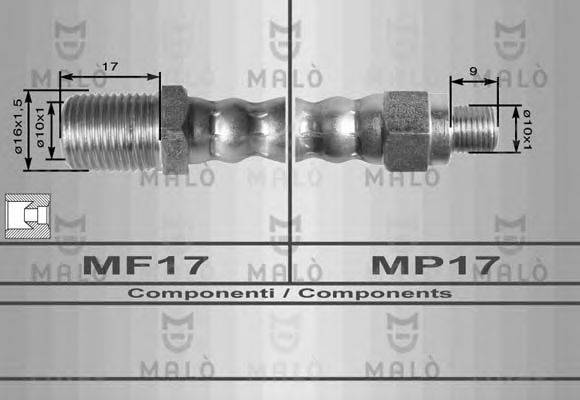 Тормозной шланг 8624 MALO