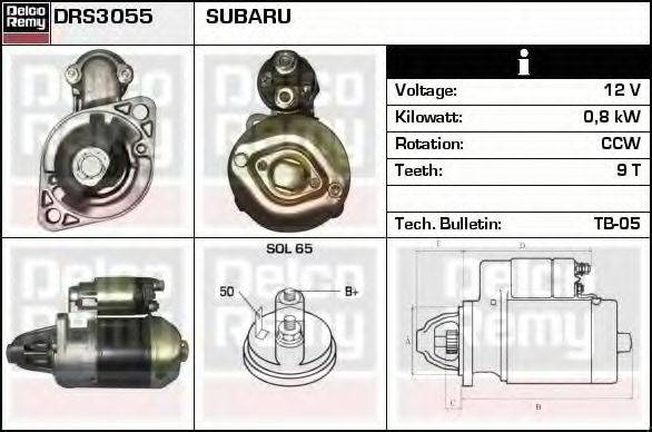 Стартер DRS3055 REMY