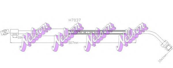 Тормозной шланг H7037 BROVEX-NELSON