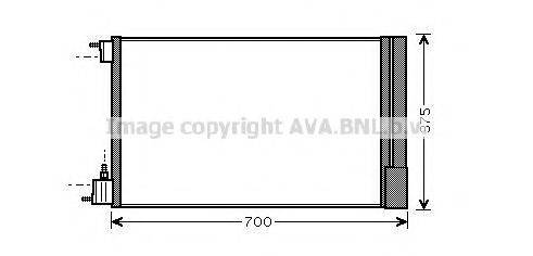 Конденсатор, кондиционер OL5478D AVA QUALITY COOLING