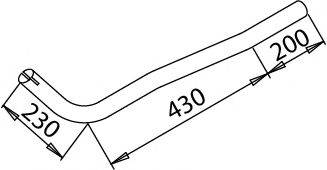 Труба выхлопного газа 51296 DINEX