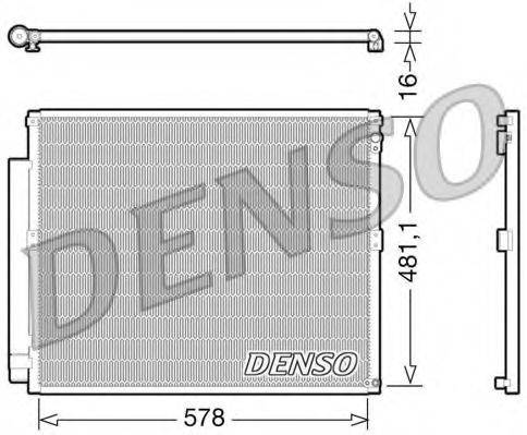 Конденсатор, кондиционер DCN50017 DENSO