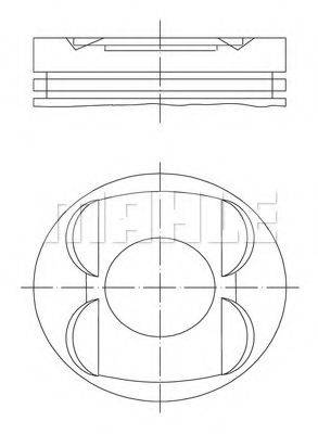 Поршень 001 14 00 MAHLE ORIGINAL