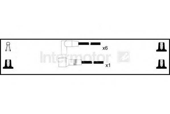 Комплект проводов зажигания 76349 STANDARD