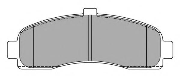 Комплект тормозных колодок, дисковый тормоз FBP-0921 FREMAX