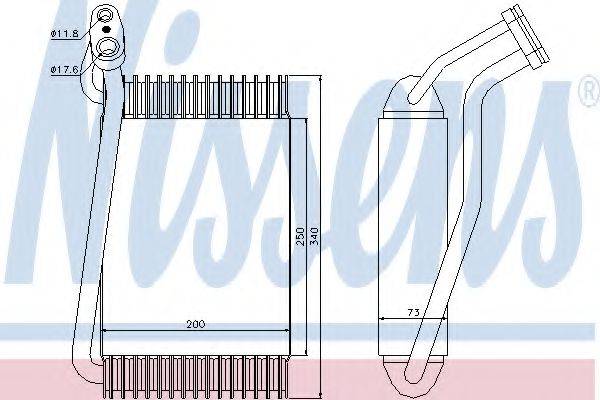 Испаритель 92144 NISSENS