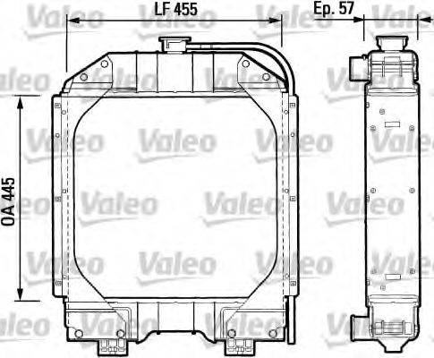 Теплообменник 730851 VALEO