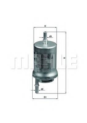 Фильтр топливный KL 176/6D KNECHT