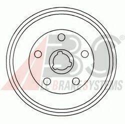 2374-S A.B.S. Тормозной барабан 2374-S A.B.S.
