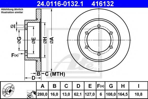 Тормозной диск 23-1109C METELLI