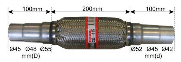 Трубка 265-005 BOSAL