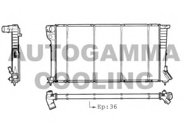 Теплообменник 101515 AUTOGAMMA