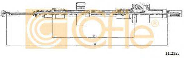 Трос, управление сцеплением 11.2323 COFLE