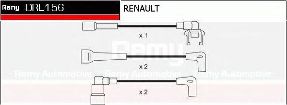 DRL156 REMY Комплект проводов зажигания DRL156 REMY