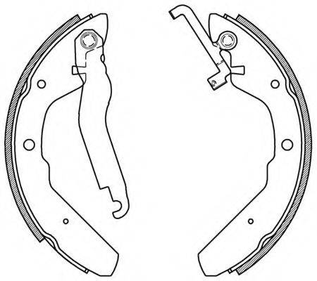 Комплект тормозных колодок BSA2154.00 OPEN PARTS