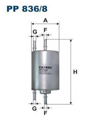 Фильтр топливный PP836/8 FILTRON