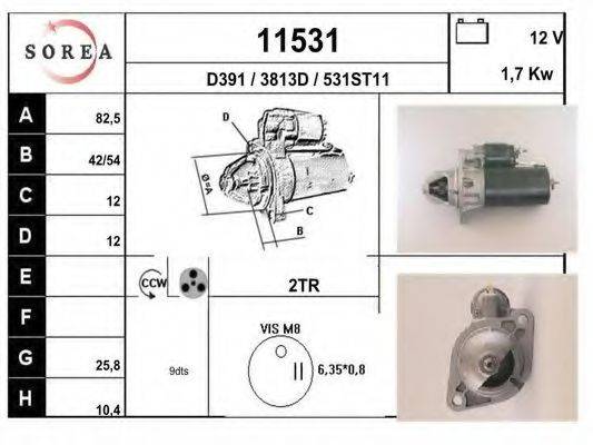 Стартер 11531 EAI