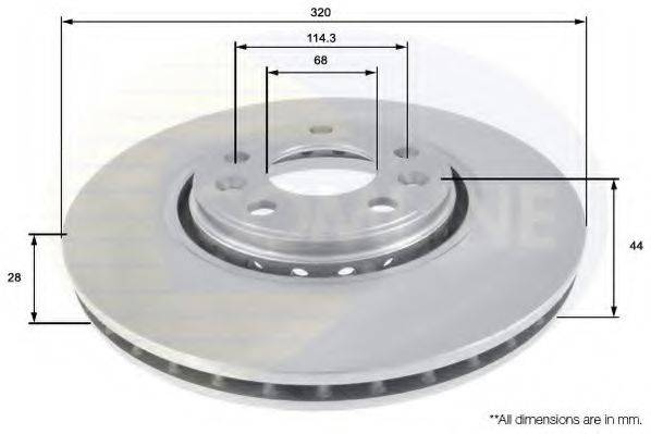 Тормозной диск ADC1582V COMLINE