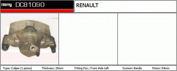 DC81090 REMY Тормозной суппорт DC81090 REMY