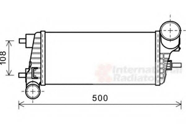18004471 VAN WEZEL Интеркулер 18004471 VAN WEZEL