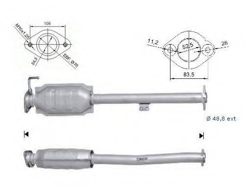 Катализатор 77611 MAGNAFLOW