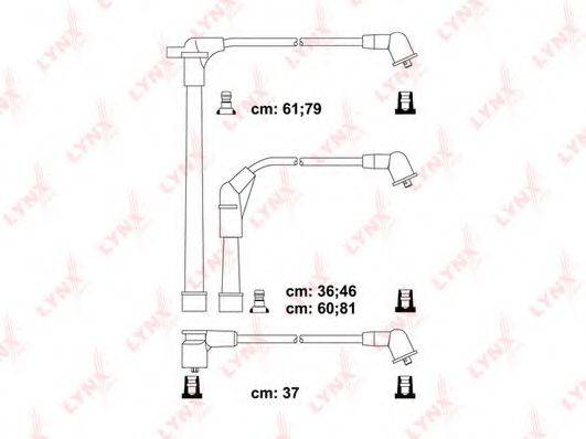 Комплект проводов зажигания SPC5720 LYNXauto