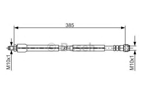 Тормозной шланг T 50 051 BREMBO