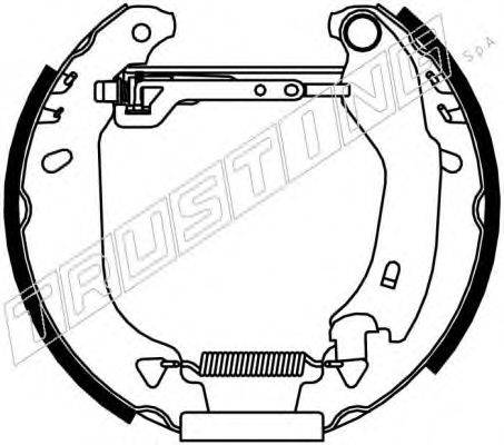 Комплект тормозных колодок 6109 TRUSTING