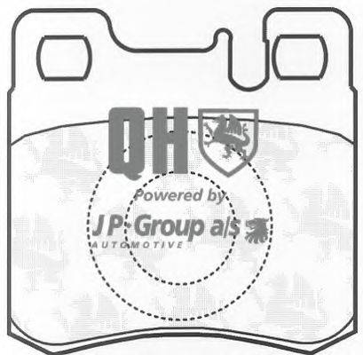 Комплект тормозных колодок, дисковый тормоз 1363700419 JP GROUP