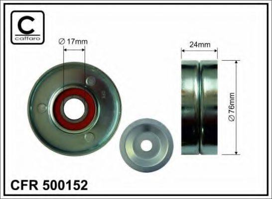 Натяжной ролик, поликлиновой  ремень 500152 CAFFARO