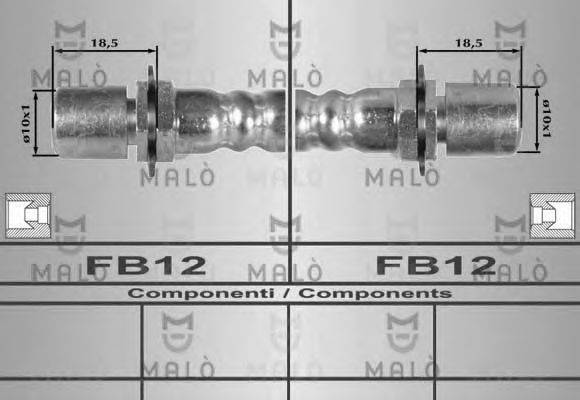 Тормозной шланг 8214 MALO