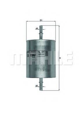 Фильтр топливный KL 409 KNECHT