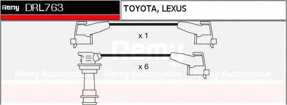 Комплект проводов зажигания DRL763 REMY