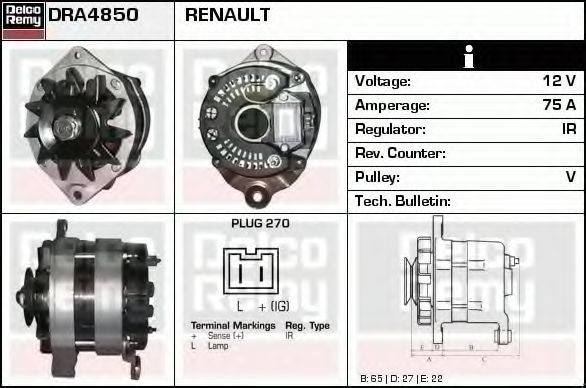 Генератор DRA4850 REMY