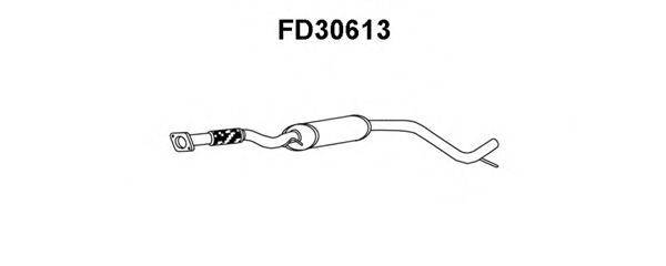 Предглушитель выхлопных газов FD30613 VENEPORTE