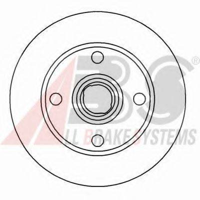 Тормозной диск 15889 A.B.S.
