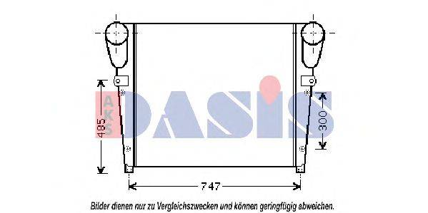 Интеркулер 397014N AKS DASIS