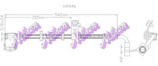 Тормозной шланг H4946 BROVEX-NELSON