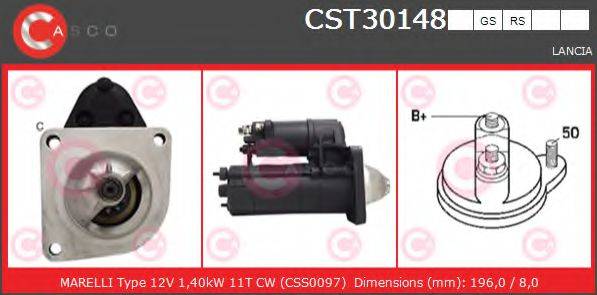 Стартер CST30148GS CASCO