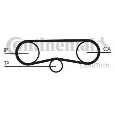 CT1018 CONTITECH Ремень ГРМ CT1018 CONTITECH