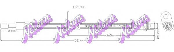 Тормозной шланг H7341 BROVEX-NELSON