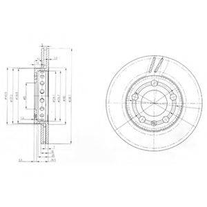 Тормозной диск 30564 LEMFORDER